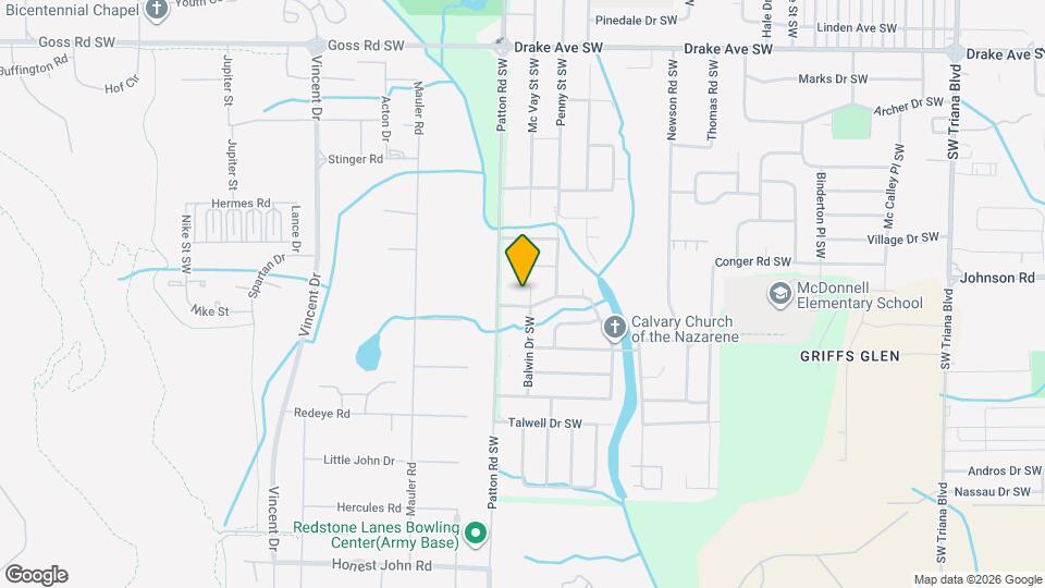 4202 Balwin Cir SW Map and Location Details