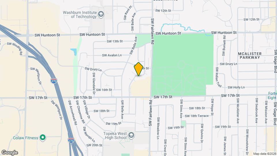 5321 SW 15th Ct Map and Location Details