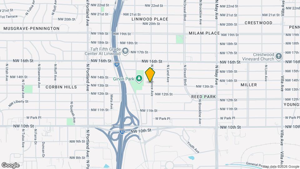 1401 N Independence Ave Map and Location Details