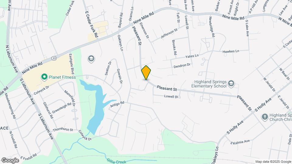 939 Pleasant St Mapa y Detalles de la Ubicación