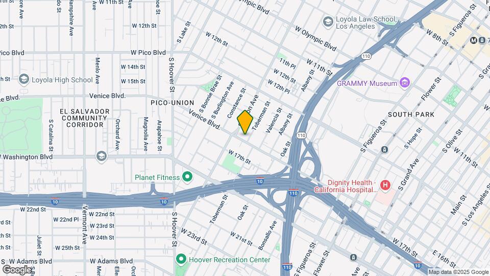1035-1051 Venice Blvd Map and Location Details