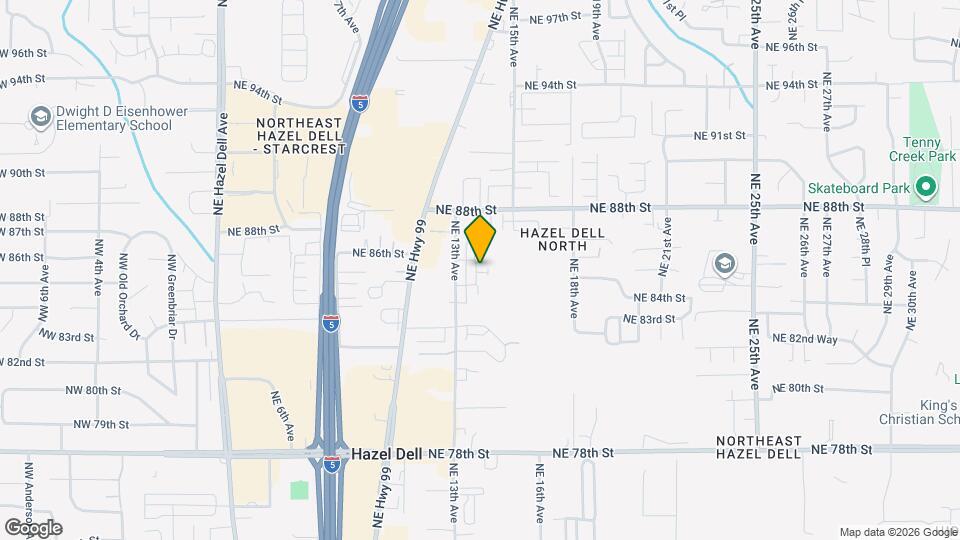 1400 NE 85th Way Map and Location Details