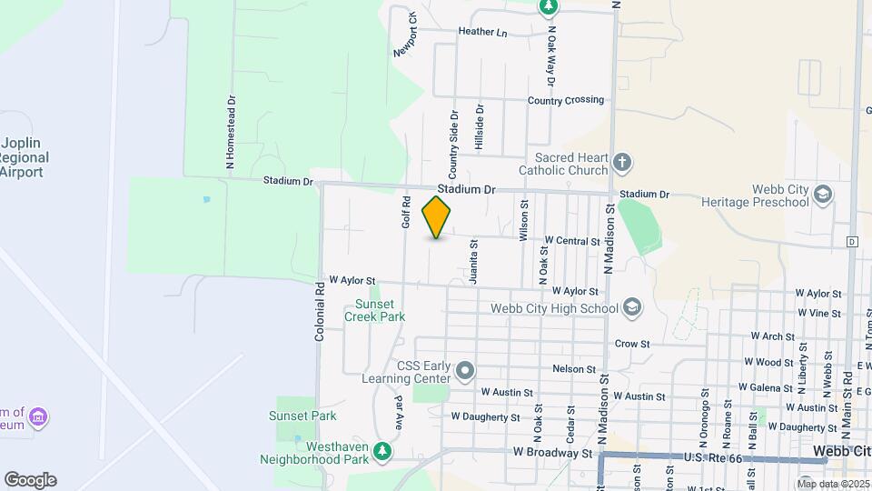 735 Crockett Dr Mapa y Detalles de la Ubicación