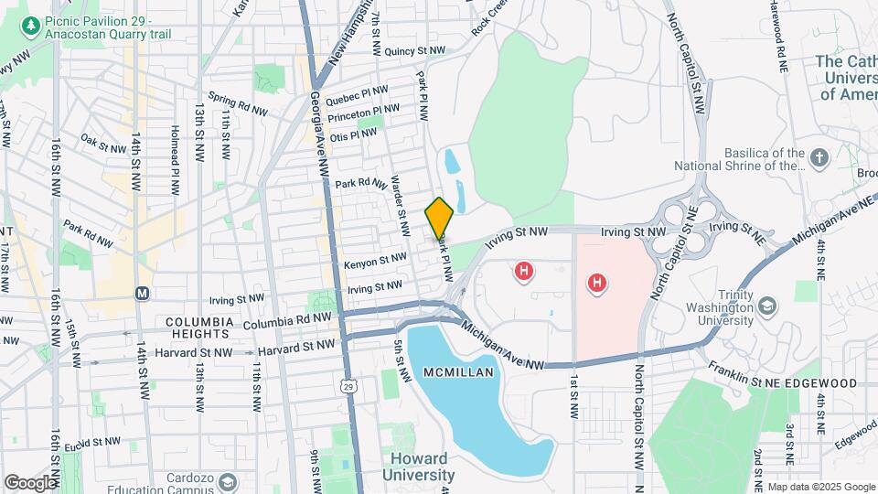 3200 Park Pl NW Map and Location Details