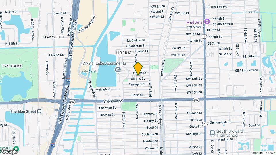 2247 Simms St Map and Location Details