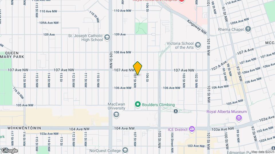 10635 107th St NW Map and Location Details