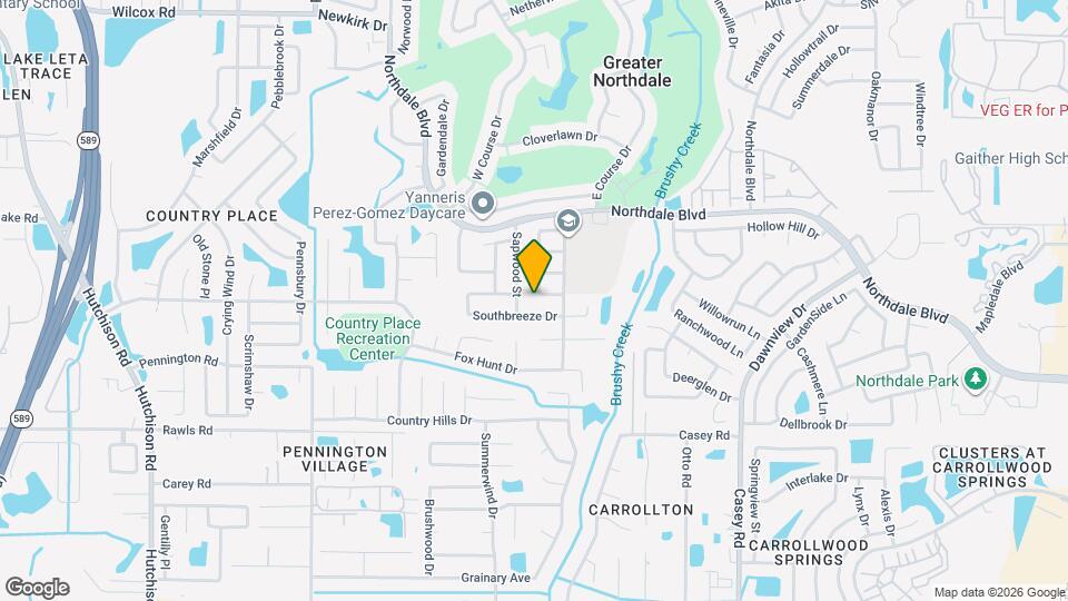 15808 Spring Crest Cir Map and Location Details