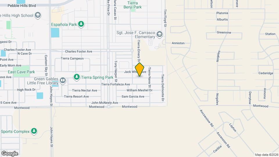 14820 Mike a Mendoza Ave Map and Location Details