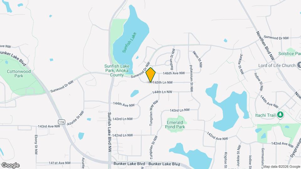 6140 145th Ln NW Map and Location Details