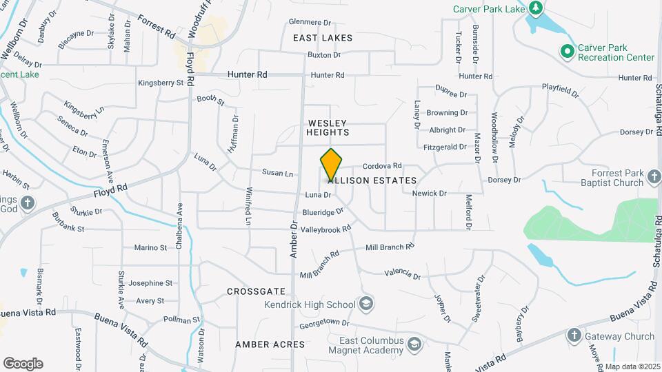 1513 Donald Dr Map and Location Details