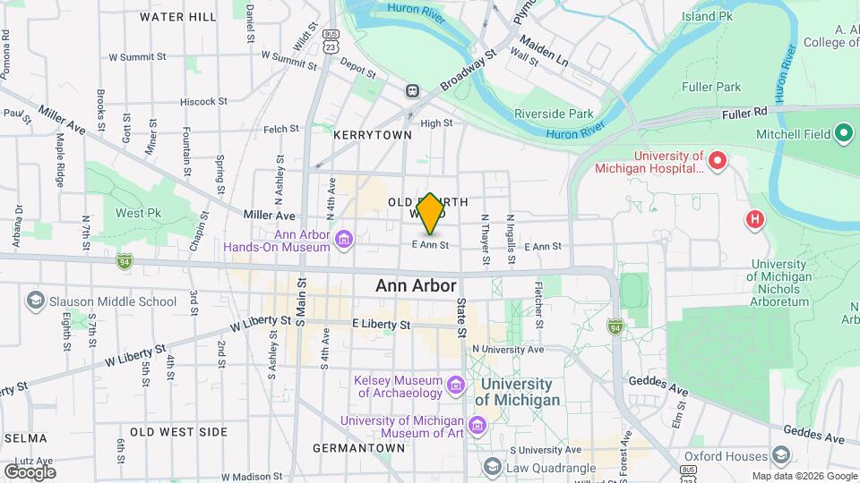 511 E Ann St Map and Location Details