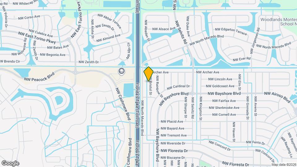 758 NW Bristol St Map and Location Details