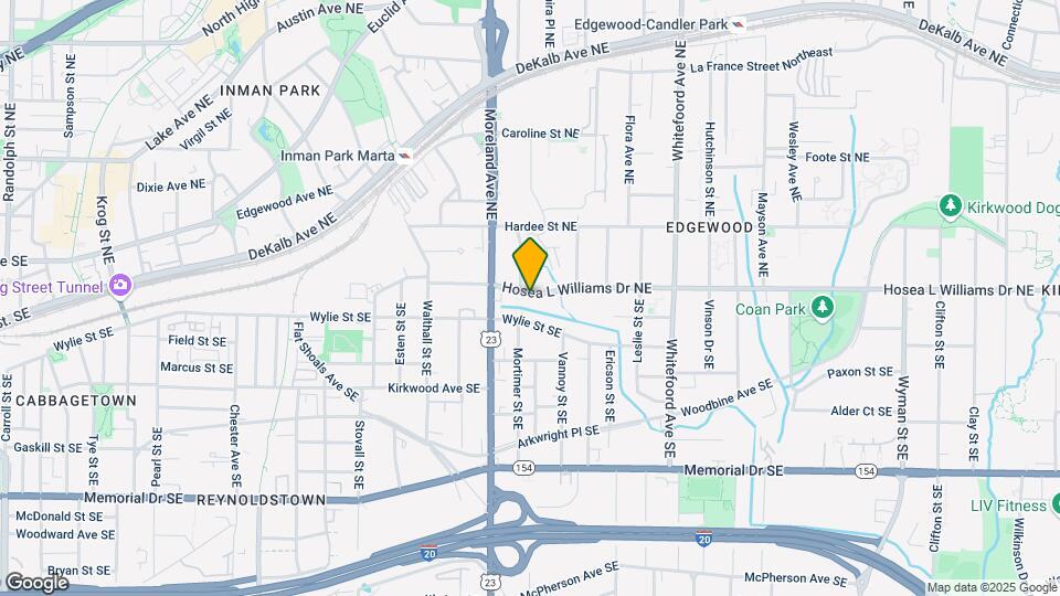 1215 Hosea L Williams Dr SE Mapa y Detalles de la Ubicación
