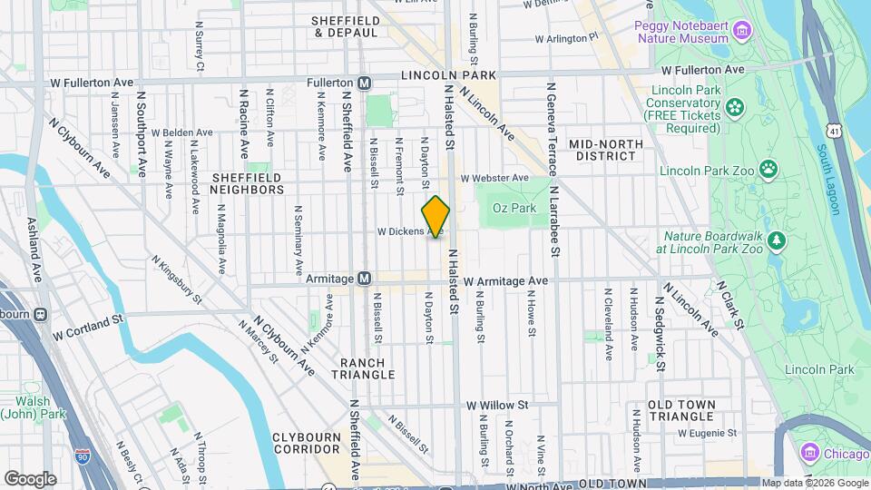 2045 N Dayton St Map and Location Details