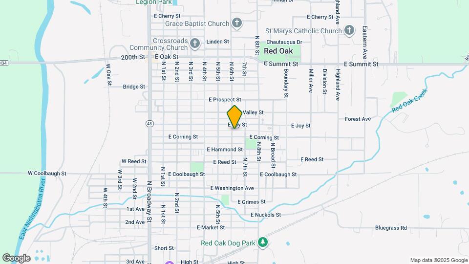 804 N 6th St Map and Location Details