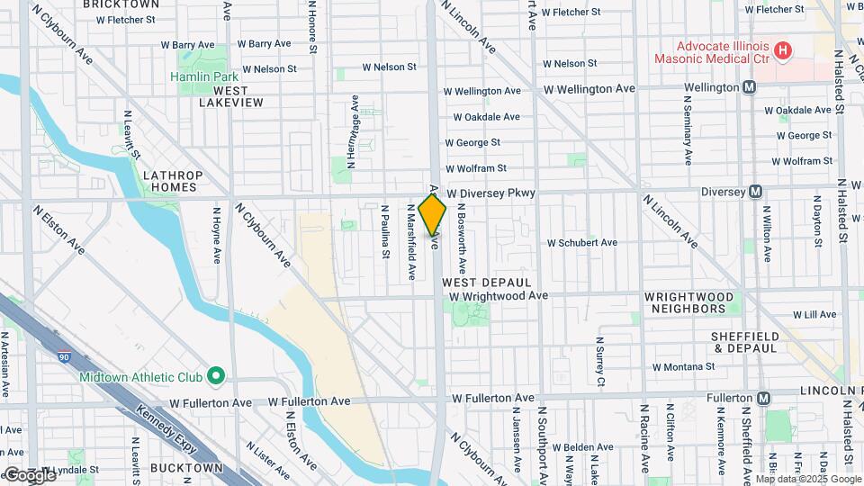 2702 N Ashland Ave Mapa y Detalles de la Ubicación