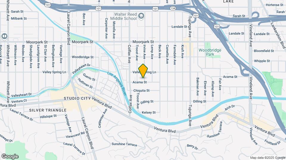 11607 Acama St Map and Location Details