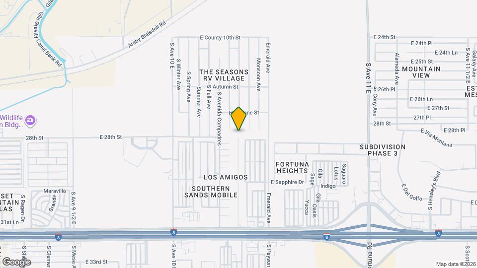 10490 Typhoon Ave Map and Location Details