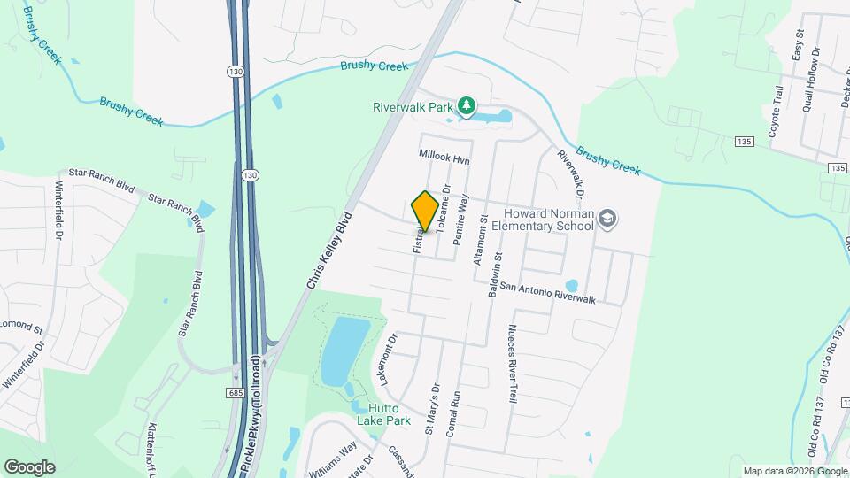 400 Fistral Dr Map and Location Details