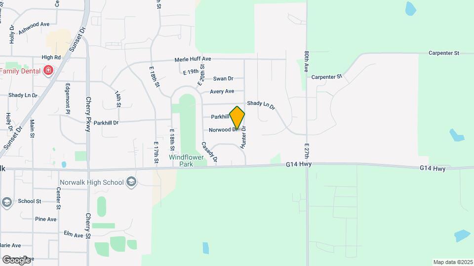 2226 Norwood Dr Map and Location Details