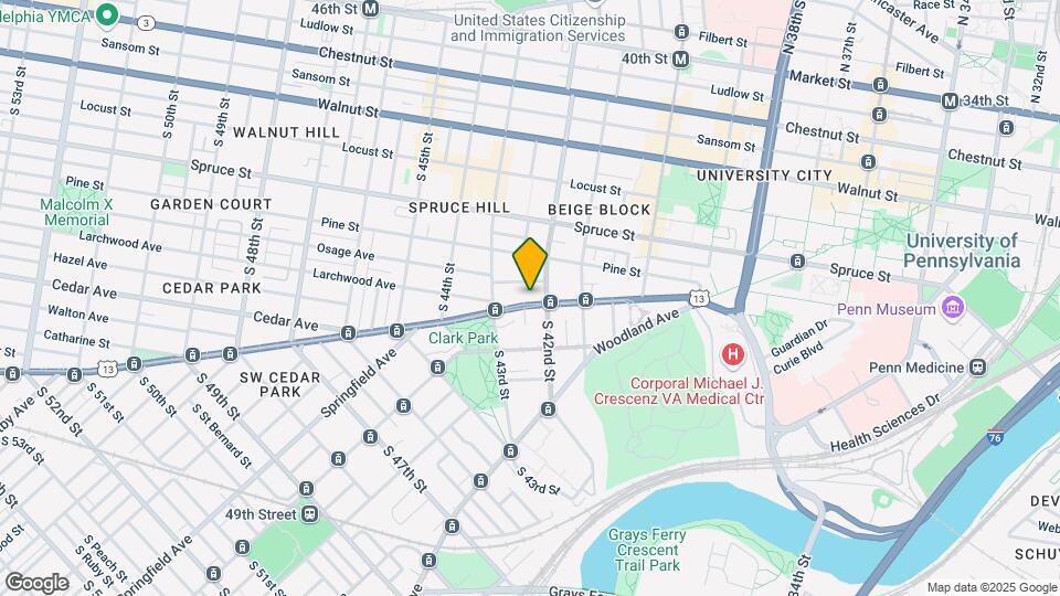 4209 Baltimore Ave Map and Location Details