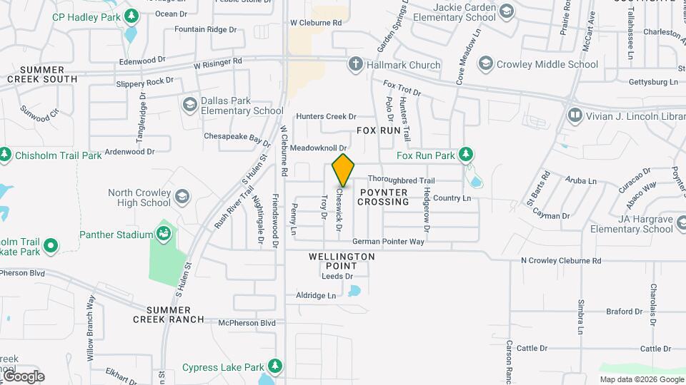 9021 Cheswick Dr Map and Location Details