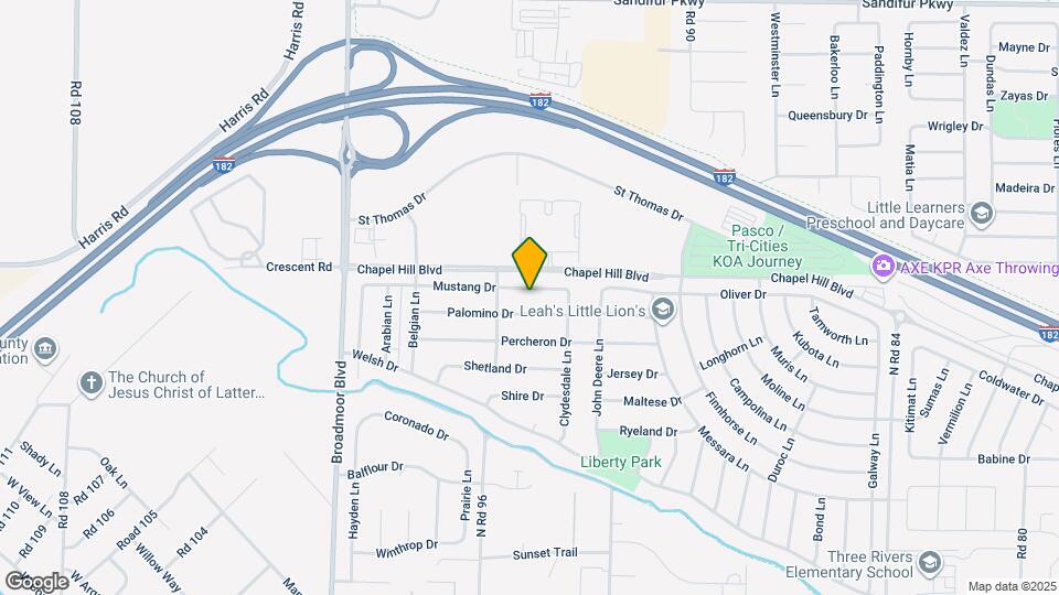 9408 Mustang Dr Map and Location Details