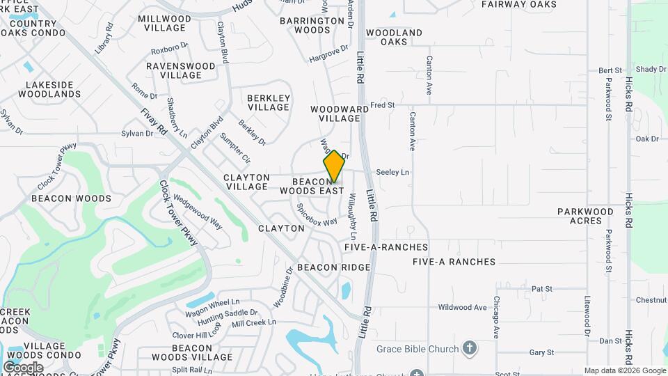 13016 Serpentine Dr Map and Location Details