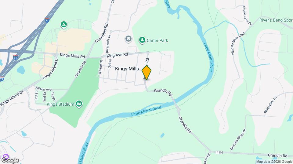 1556 King Ave Rd Map and Location Details