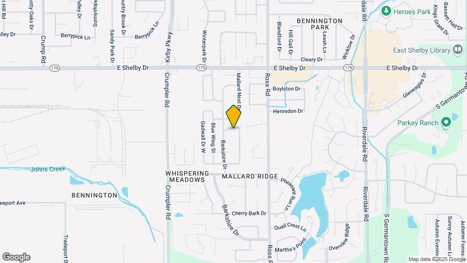 6609 Waders Ridge Dr Map and Location Details