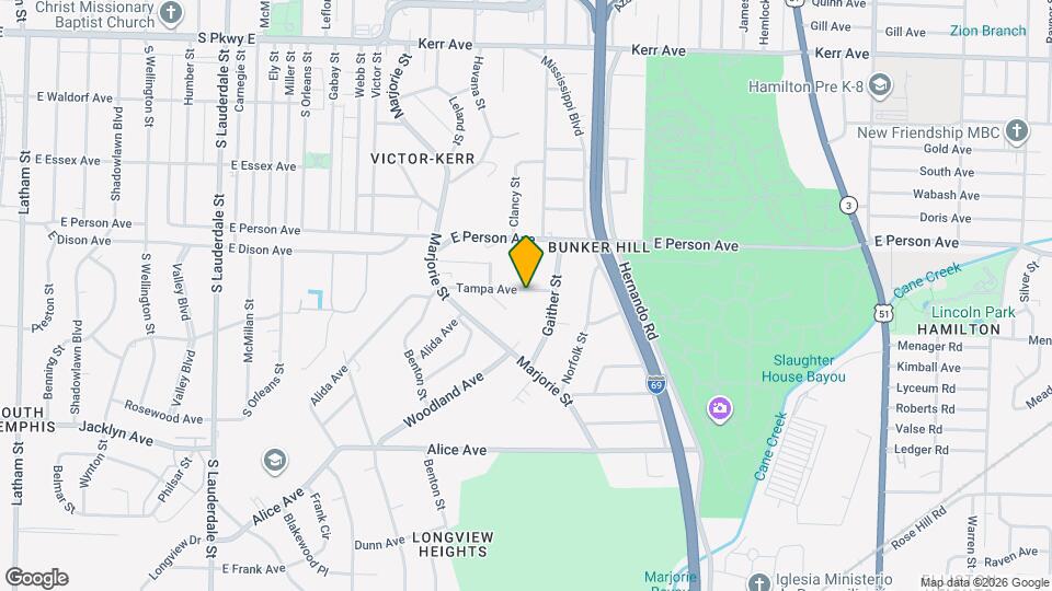 923 Tampa Ave Map and Location Details