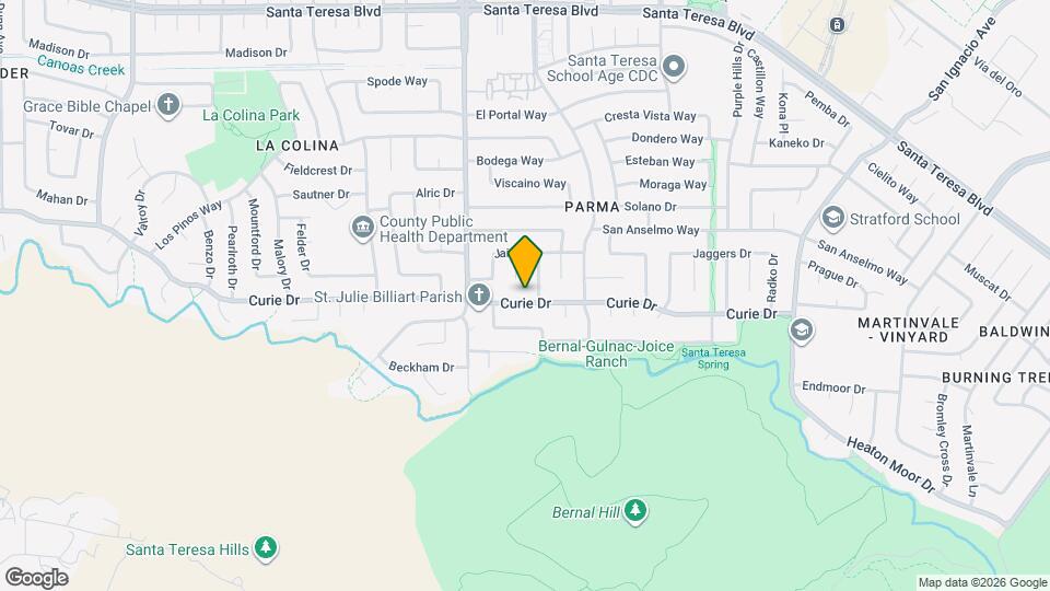 355 Curie Dr Mapa y Detalles de la Ubicación