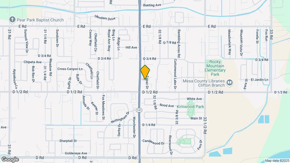 457 Topaz Dr-Unit -Unit D Map and Location Details