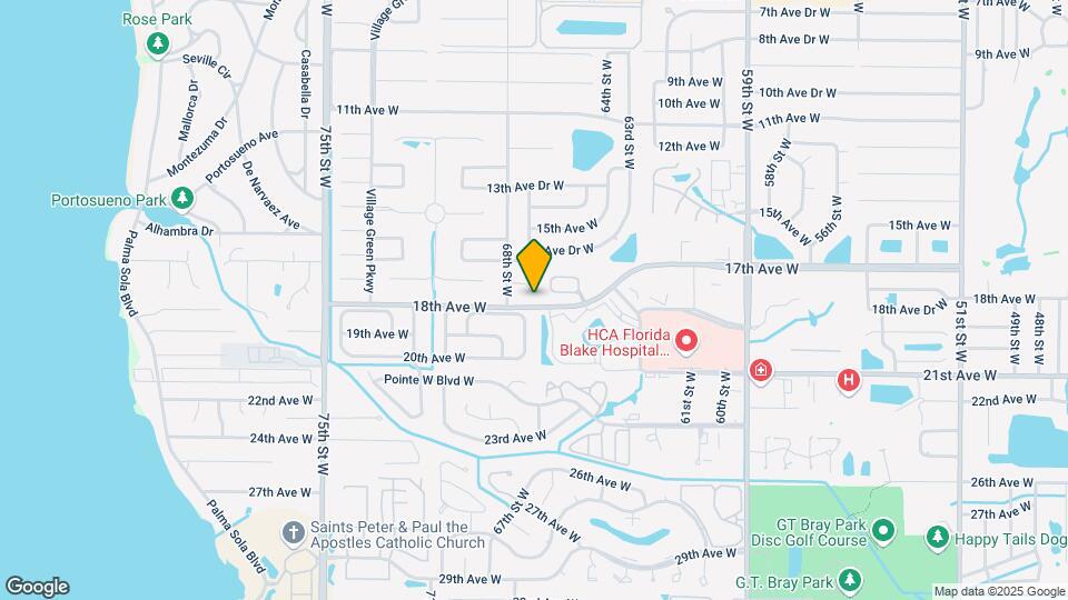 6702 17th Ave W Map and Location Details