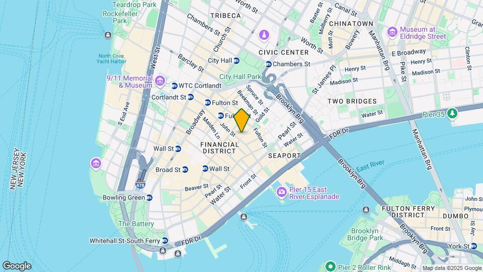 85 John Street Mapa y Detalles de la Ubicación