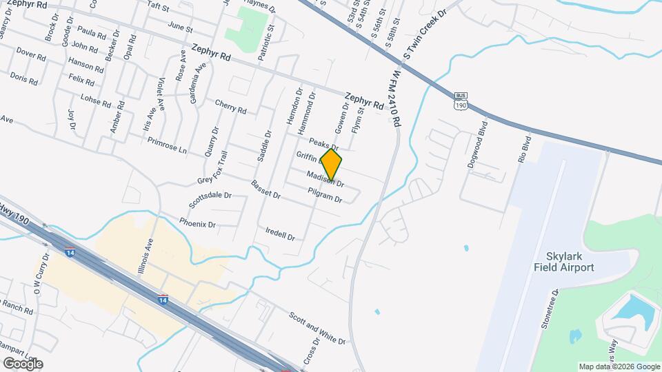 3906 Madison Dr Map and Location Details