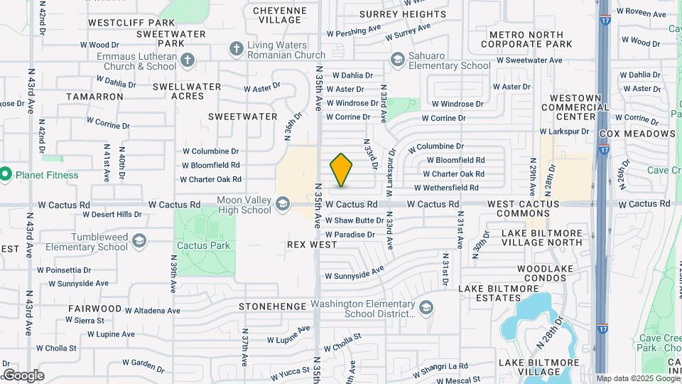 3415 W Wethersfield Rd Map and Location Details
