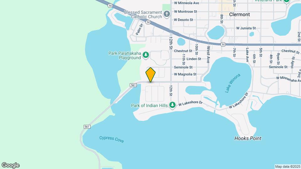 1260 Shorecrest Cir Mapa y Detalles de la Ubicación