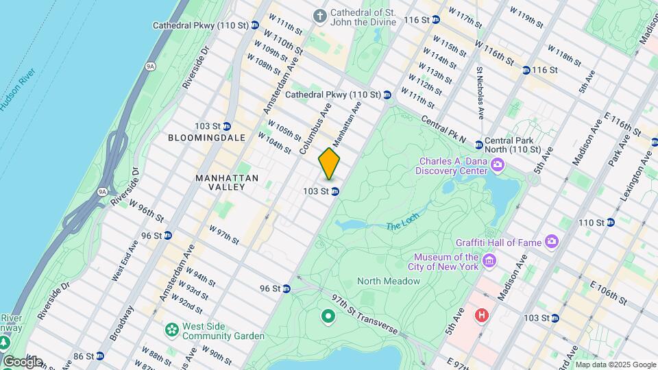 7 W 103rd St Map and Location Details