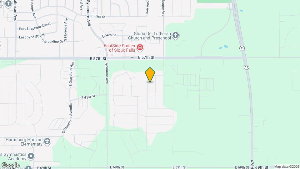 5304 S Spirea Ave Map and Location Details