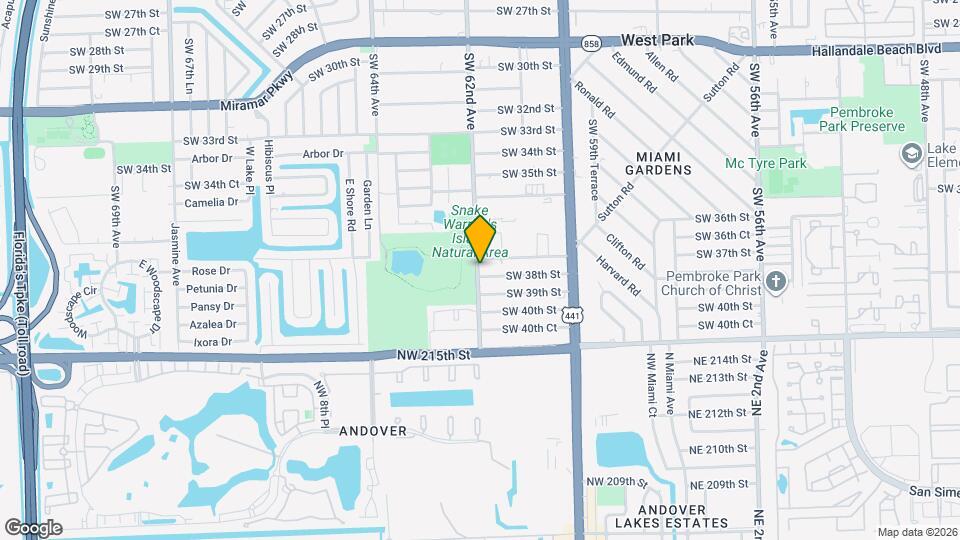 3721 SW 62nd Ave Map and Location Details