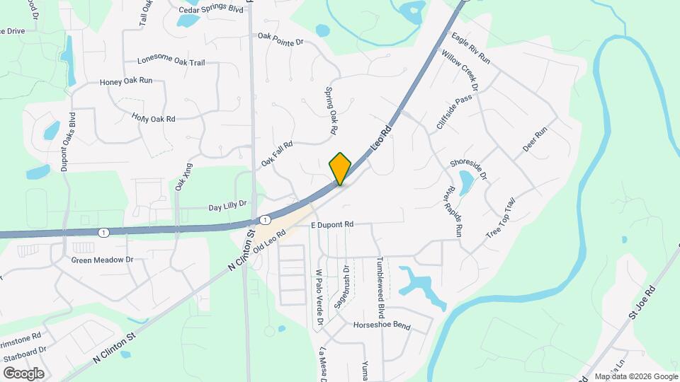 10545 Old Leo Rd Mapa y Detalles de la Ubicación