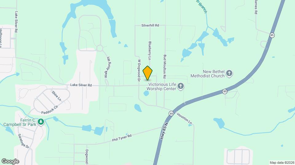 2823 Lake Silver Rd Map and Location Details