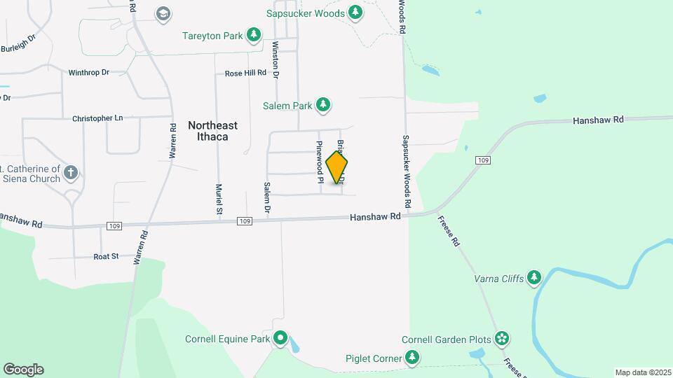 104 Briarwood Dr, Unit #1 Map and Location Details