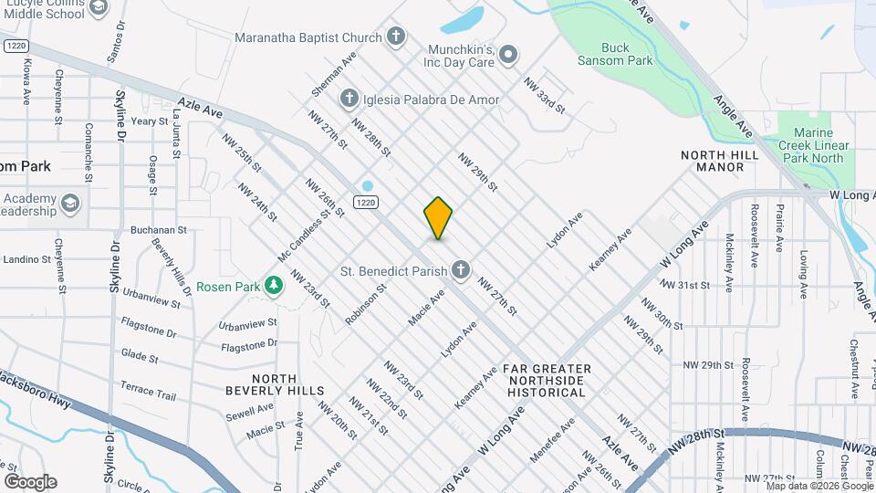 3019 NW 27th St Map and Location Details