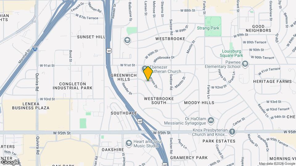 10530 W 92nd Pl Map and Location Details