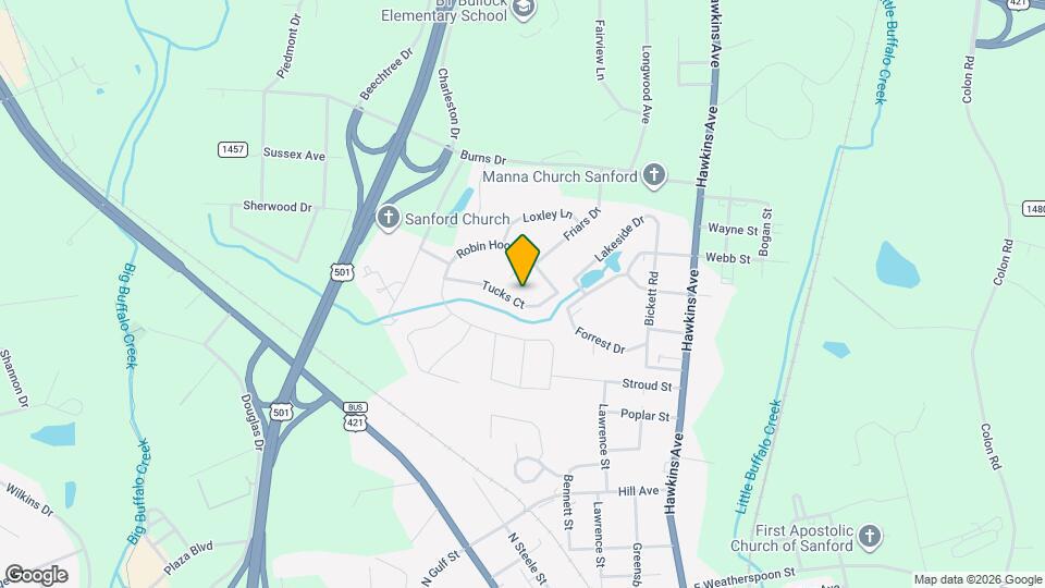 520 Tucks Ct Map and Location Details