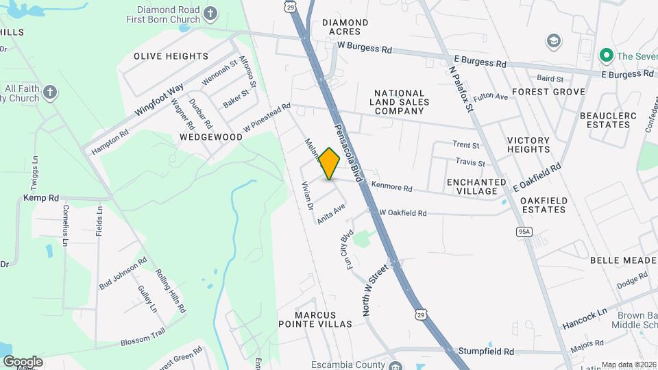 6841 Melanie Dr Map and Location Details