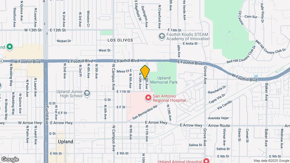 863 N 11th Ave Map and Location Details