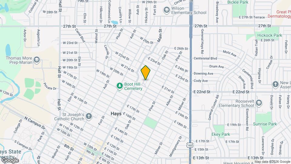 2002 Main St Terrace Map and Location Details